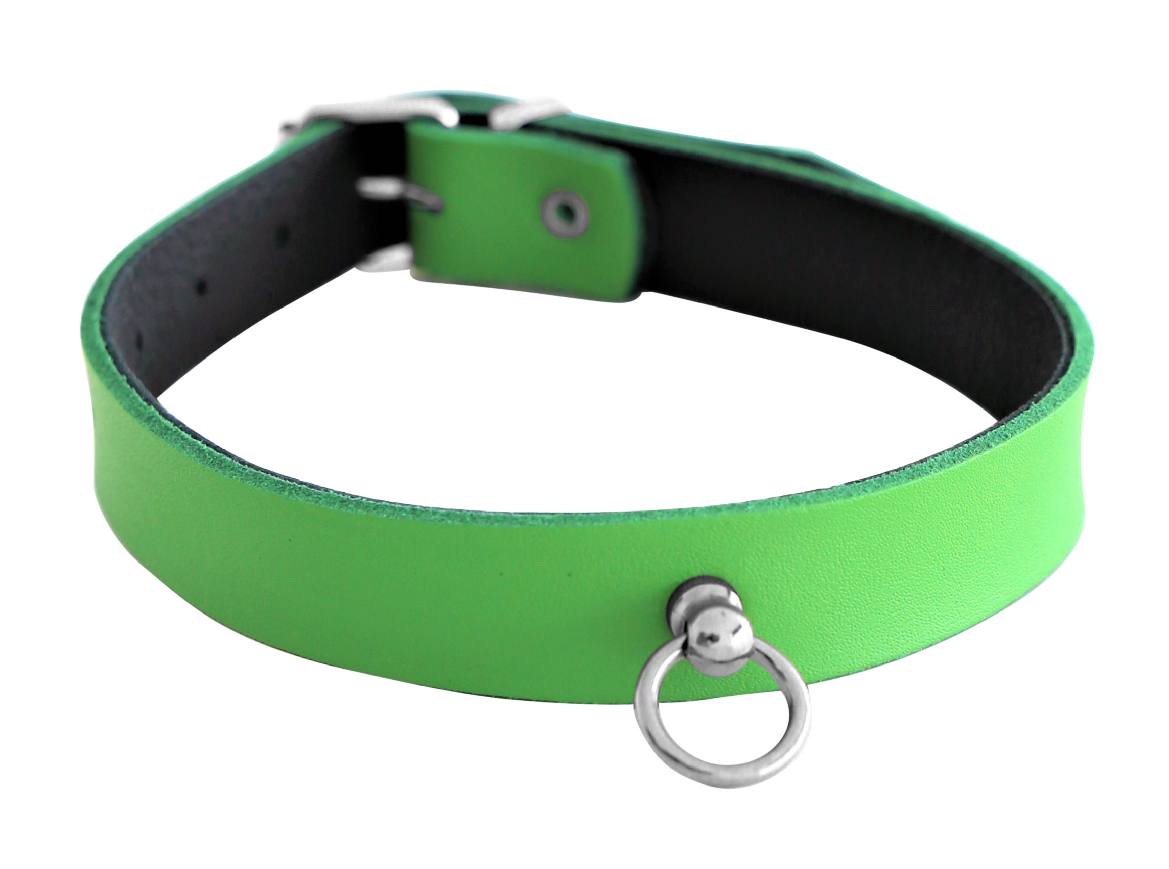 Choker - Halsband der O - Grün