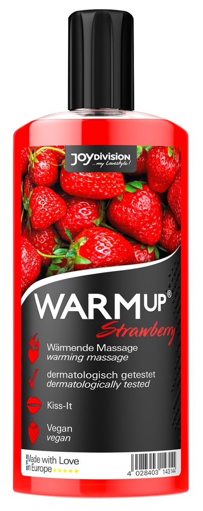 WARMup – Massage-Liquid mit Wärme-Effekt - Erdbeere