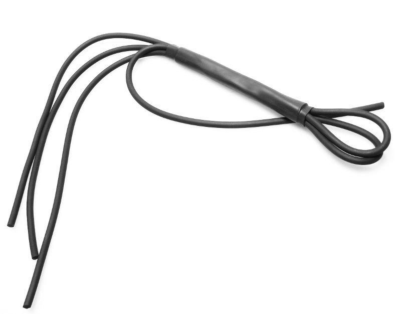 Gummi Peitsche - Rund-Gummi - böse - 4x5mm