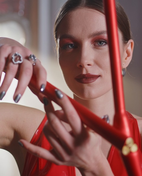 ROHRSTOCK - Cerberus - die Macht der DREI! ... rot, 3x 10mm